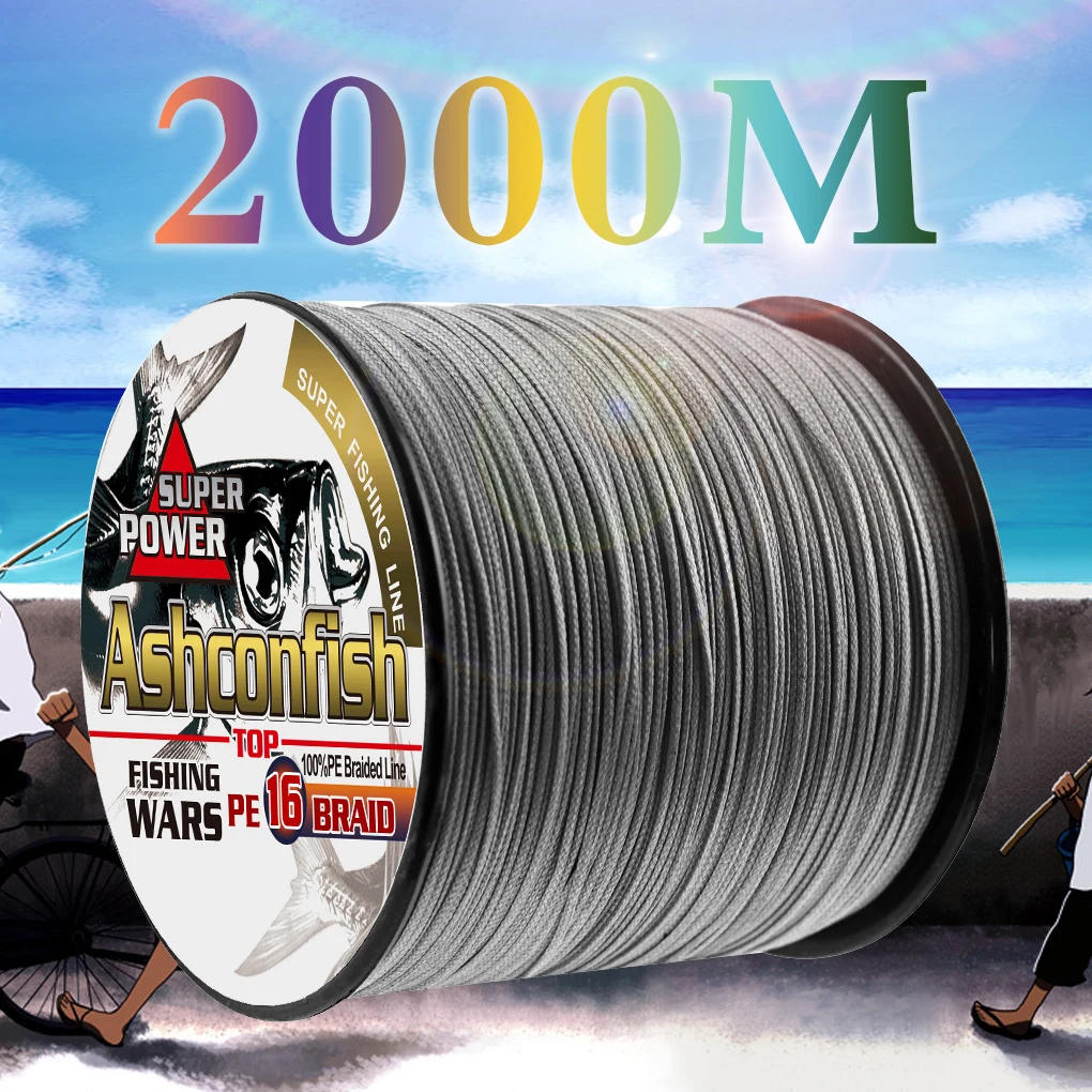 Description Picture 3 of itemhollowcore braided fishing line 2000M resistant for sea Ocean Boat Fishing ice thread spliced 20LBS-500LBS tackle rope saltwater