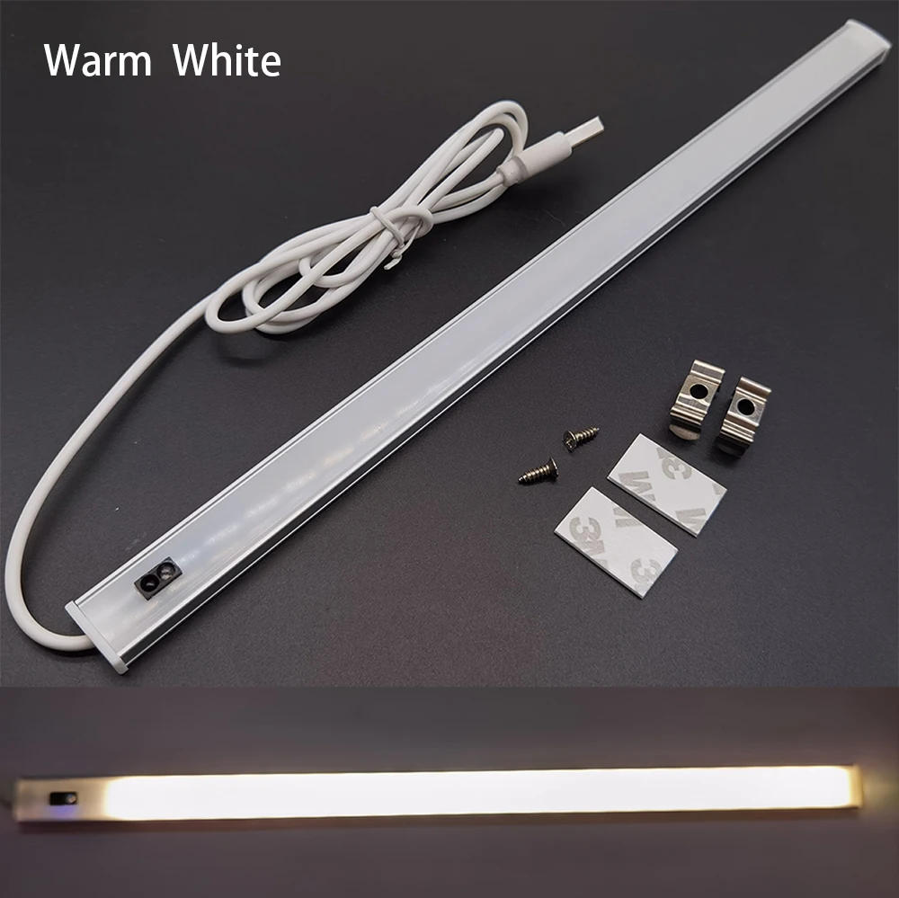 Description Picture 3 of item30 40 50cm PIR Motion Sensor Hand Scan LED Night light 5V USB Bar lamp Bedroom Desk lamp Reading home Kitchen Wardrobe Decor