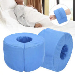 2pcs Heel Anti Bedsore Pillow Foot Hand Rest Elevating Cushion Pad for Elderly Bedridden Patient Hands Legs Foot Care Supports
