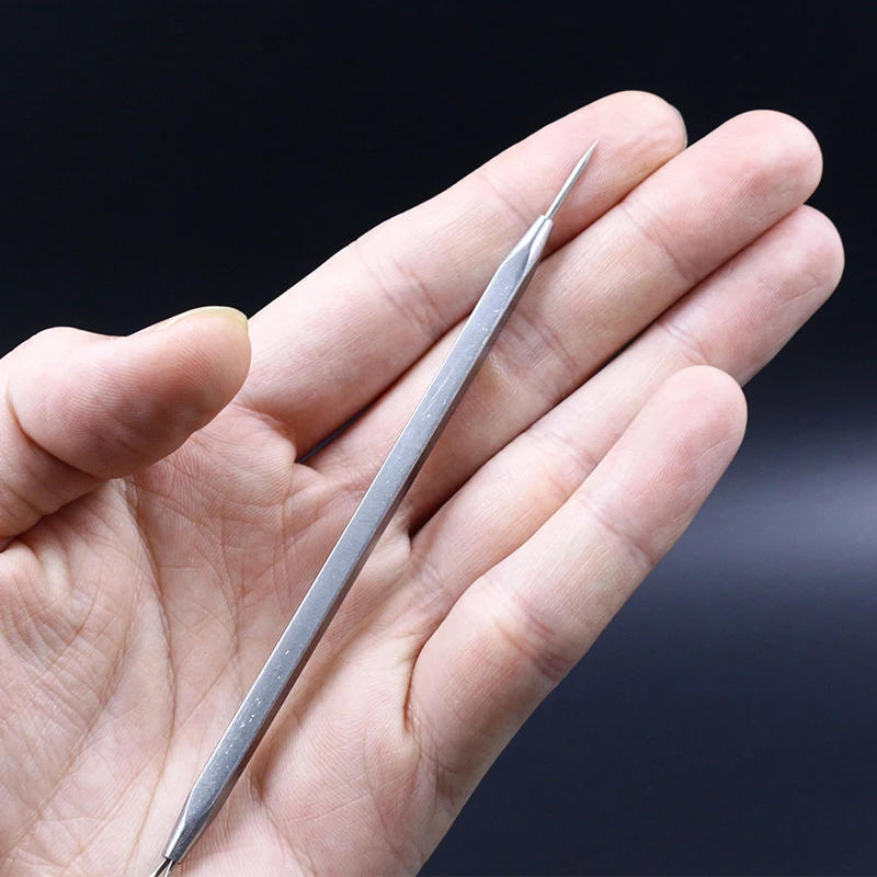 Description Picture 6 of item2pcs/set new developed fly tying bodkins tools kit straight tip&hooked tip assorted 304 stainless steel material fly tying tools