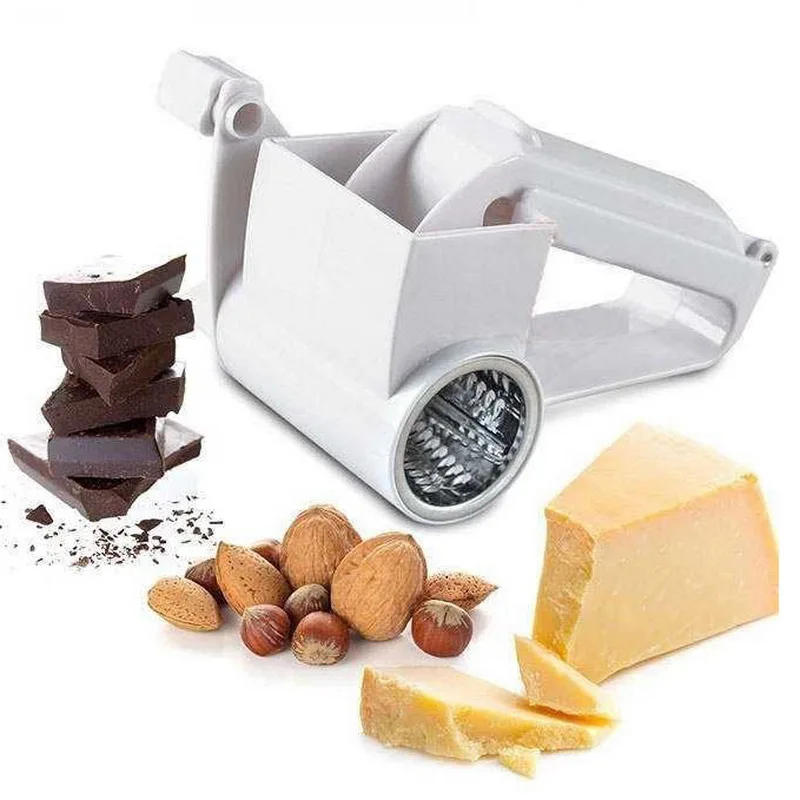 Description Picture 2 of item430 Stainless Steel+PP Cheese Grater Blade Kitchen Gadgets Chocolate Grater DIY Butter Food Mill Cheese Grater Slicer