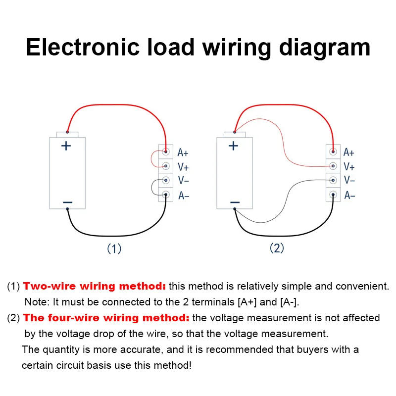 Description Picture 6 of itemDIY 1000W 4 Wire DC Electronic Load Lithium Battery Testers Capacity Monitor Discharge Charge Power Supply Meter 20A PCB Board