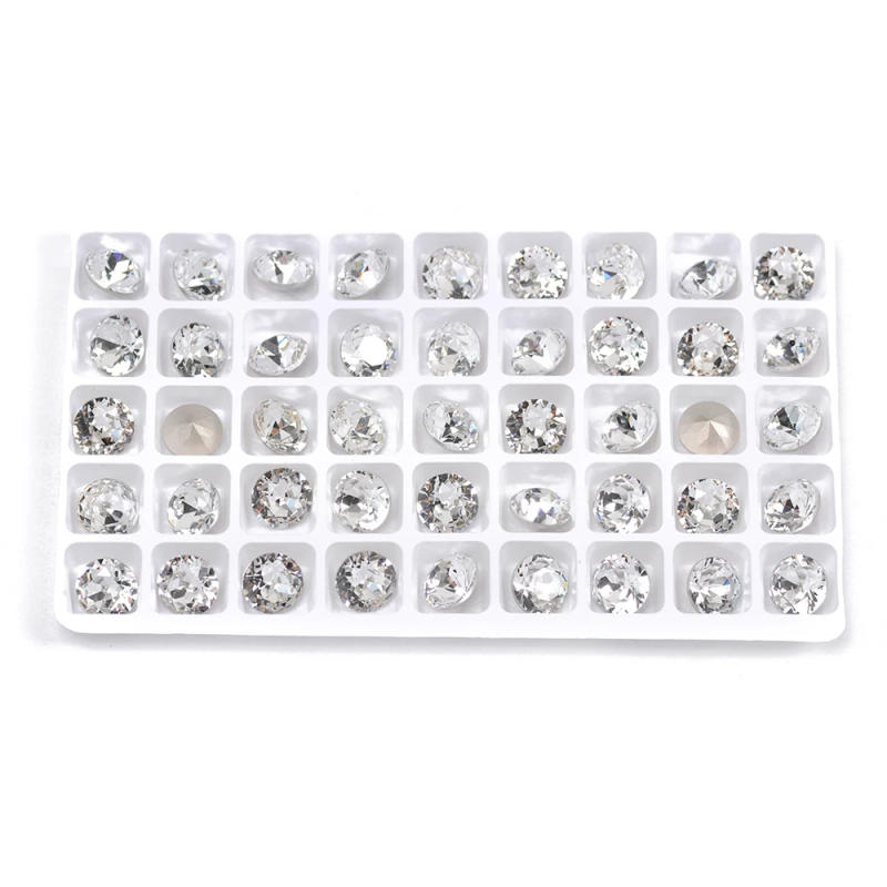 Description Picture 6 of itemYANRUO 10pcs 1088 Chaton Crystal 5A Fancy Glitter Glass Loose Rhinestones Crafts 3D Design Accessories For Nail Art Decorations