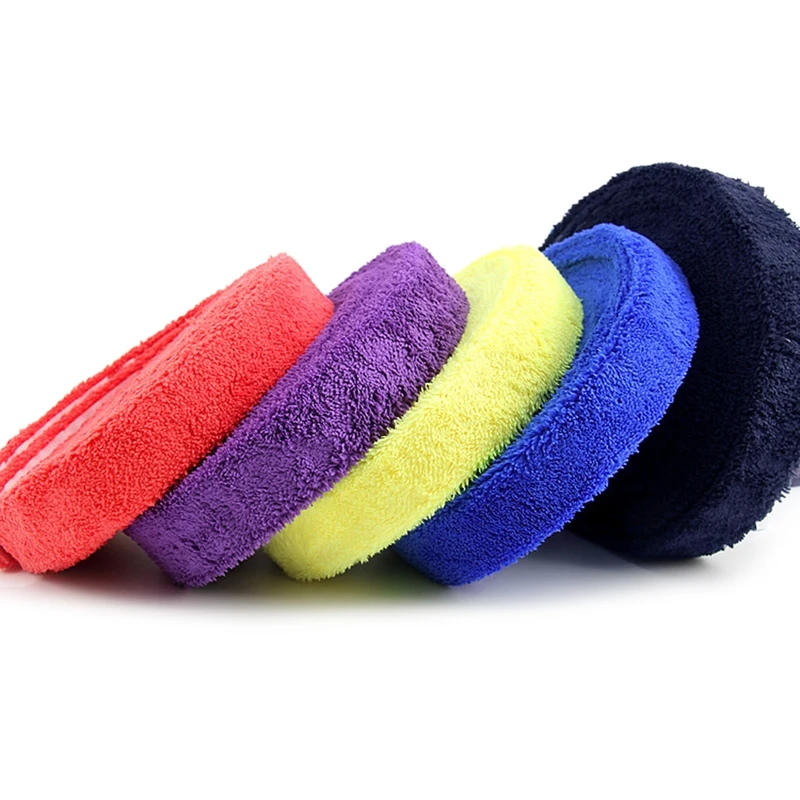 Description Picture 4 of item1 Reel 10M Towel Glue Grip Badminton Tennis Racket Overgrips Non-Slip Sweat Band Grip Tape