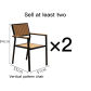 two chairs a