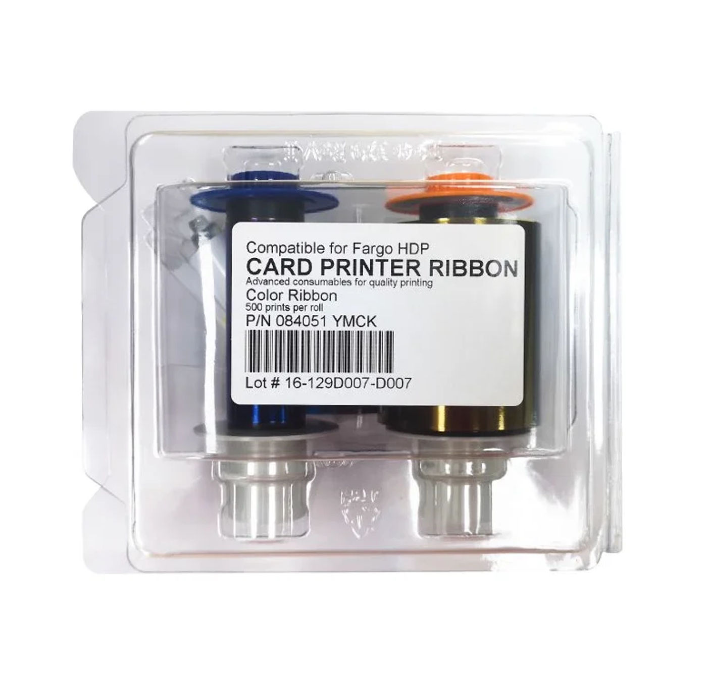 Description Picture 2 of itemcompatible fargo 084051 YMCK Full Color Ribbon with Resin for Fargo HDP5600 hdp5000 card printers