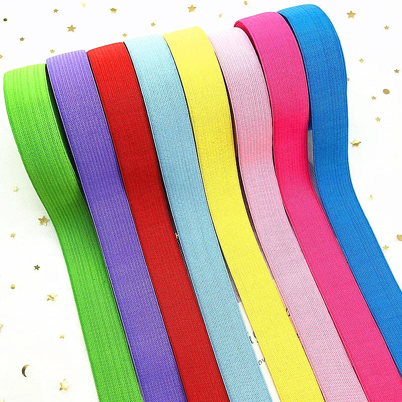 Description Picture 2 of item2/5yard 20mm Wide Flat High Elastic Band for Sewing Protective Clothes Accessories Black Thick Rubber Cord Tape Rope DIY 2cm