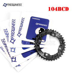 PROWHEEL 64BCD 104BCD MTB Bicycle Sprockets Double Chainwheel 26T 28T 36T 38T Chainring Mountain Bike crankset Tooth plate Parts