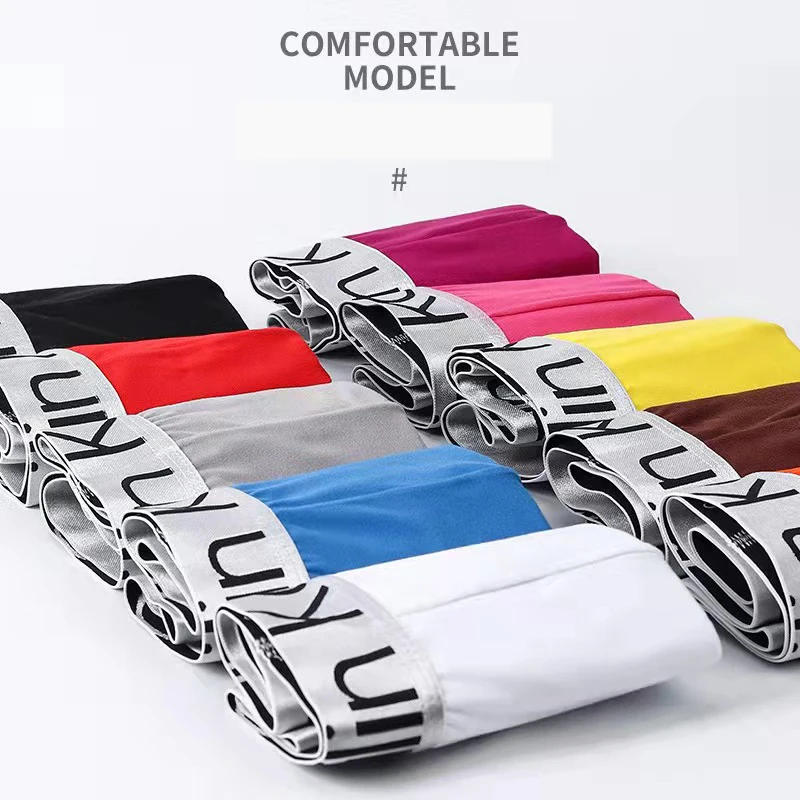 Description Picture 3 of itemMen's Briefs Modal Comfortable And Breathable Men's Underpante Cotton Briefs Large Silver-Trimmed Triangle Sports Briefs Hot