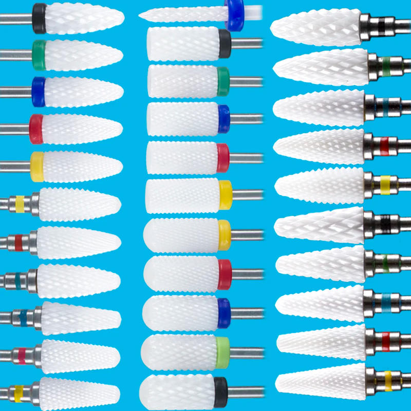Description Picture 5 of itemNail Drill Bits Milling Cutter For Manicure Rotate Ceramic Mill Burr Nail Cutter Manicure Pedicure Machine Drill Bit Accessories