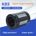 50pcs KBS super Linear Bearing LMES30UU 30x47x68mm Plastic linear ball bearings bushing  LMES30 for 30mm rod shaft CNC parts