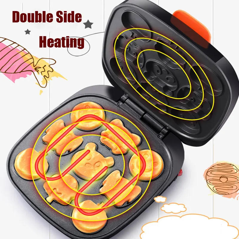 Description Picture 4 of itemMini Electric Walnut Cake Maker Automatic Nut Waffle Bread Machine Sandwich Iron Toaster Baking Breakfast Pan Oven EU plug