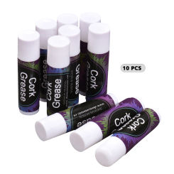 10 PCS Cork Grease Woodwind Instruments Accessory for Saxophone Clarinet Flute