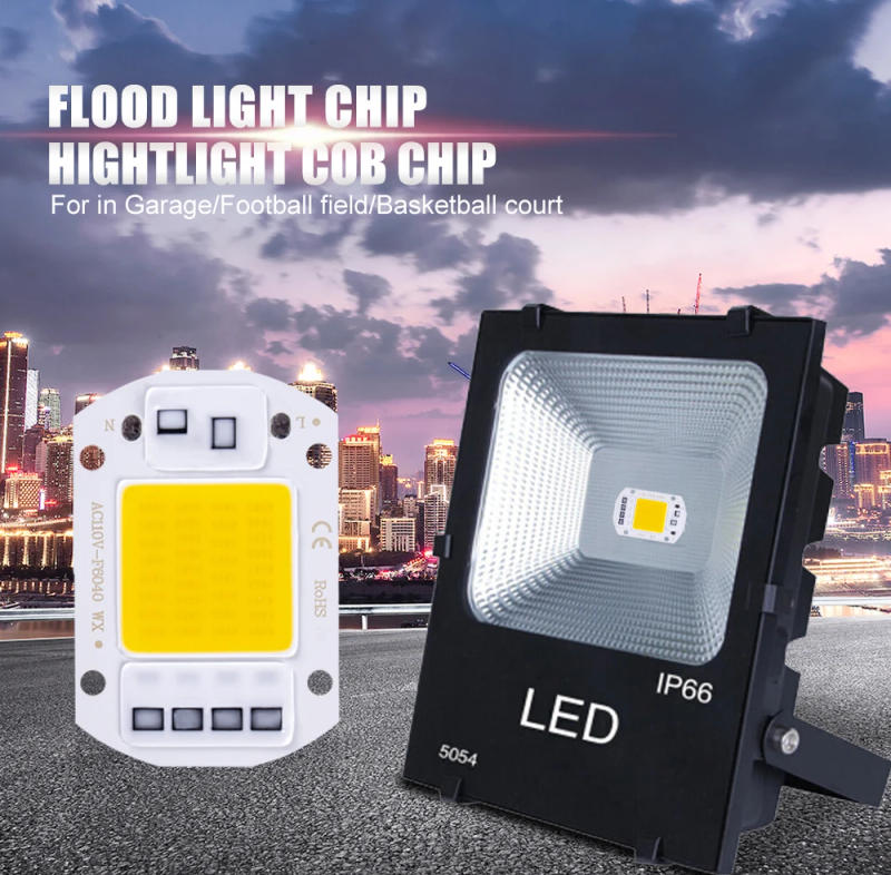 Description Picture 3 of item110V 220V LED Chip 20W 30W 50W COB Chip No Need Driver LED Lamp Beads for Flood Light Spotlight Lampada DIY Lighting F6040