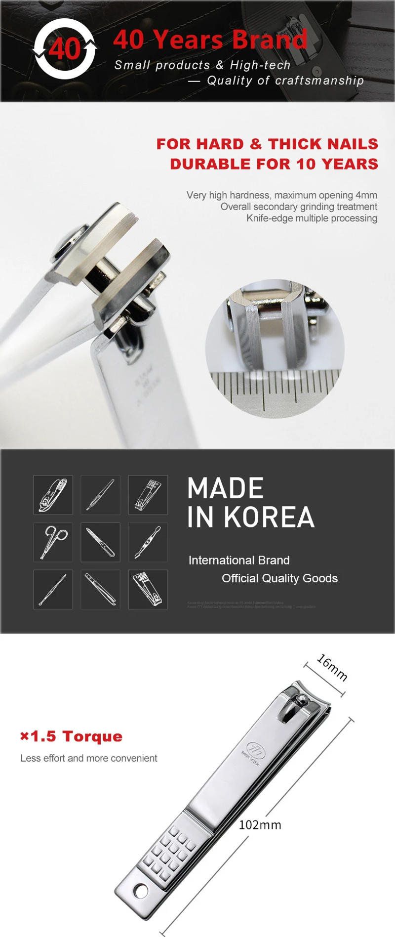 Description Picture 6 of itemTHREE SEVEN 1Pc Max The Elderly Nail Clippers Calluses Trimmers Toenail Cutters Fingernail Scissors Manicure Pedicure Nail Tools