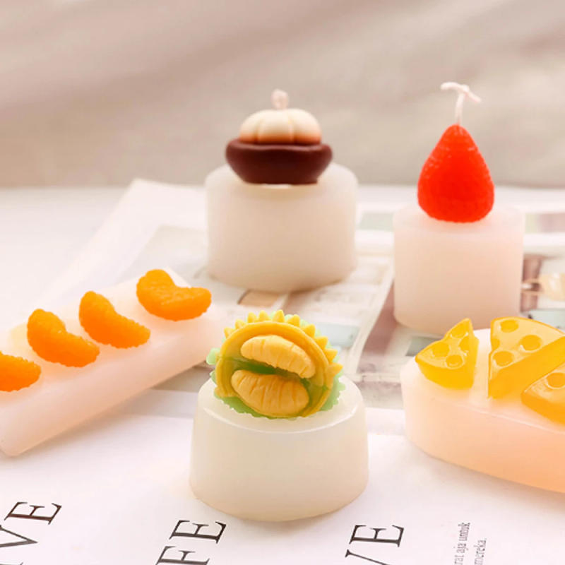 Description Picture 2 of item3D Orange Petal Silicone Molds for Soap Candle Making Wax Kits Dessert Baking Mould Candle Scents Home Decoration