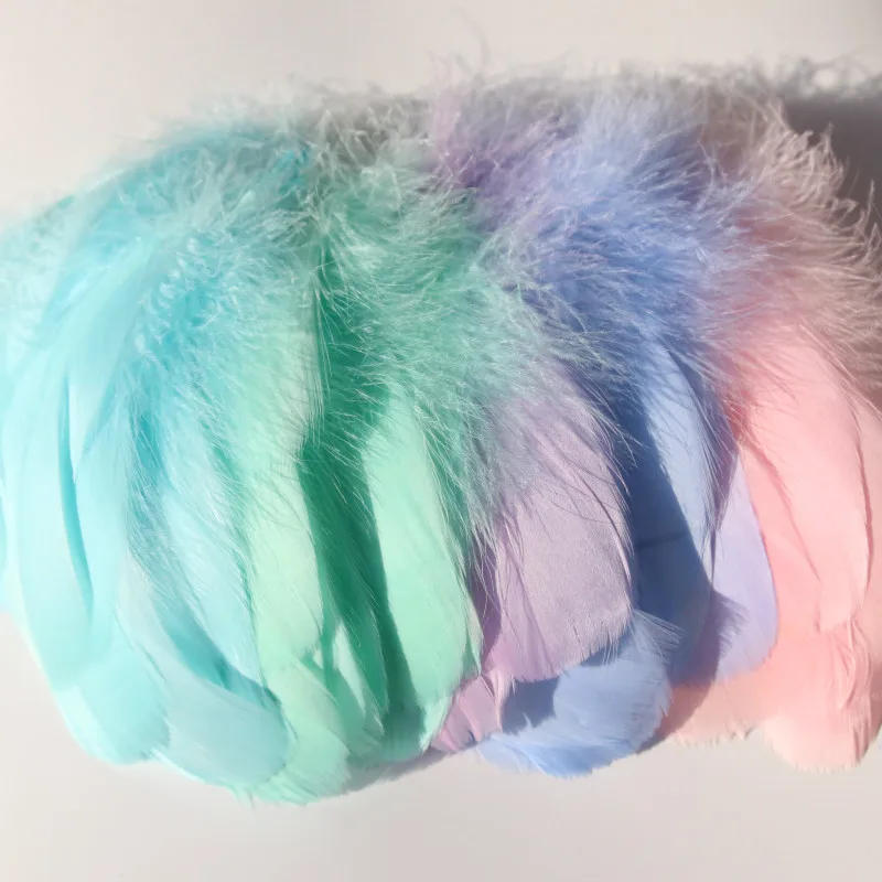 Description Picture 3 of itemNatural Goose Feathers Plumes 4-15cm Colourful Swan Feather Plume for Home Decoration Craft DIY Party Jewelry Decoration 3Size