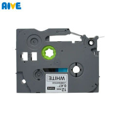 Aive laminated TZe-231 Label Tape Compatible Brother P-touch 12mm Printers PT-E500W PT-E100B PTH100 PTD210 tze241 TZe631 White