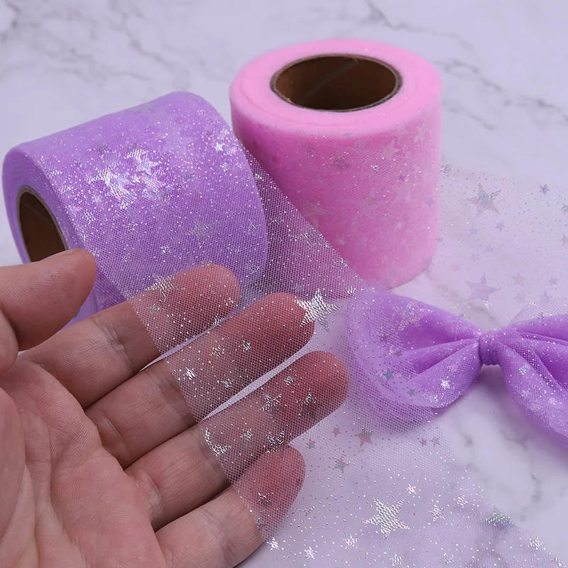 Description Picture 4 of item60mm(5yards/lot) Illusory Rainbow Sequin Chiffon Organza Ribbon DIY Handmade Materials Wedding Party Gift Wrap Supplies