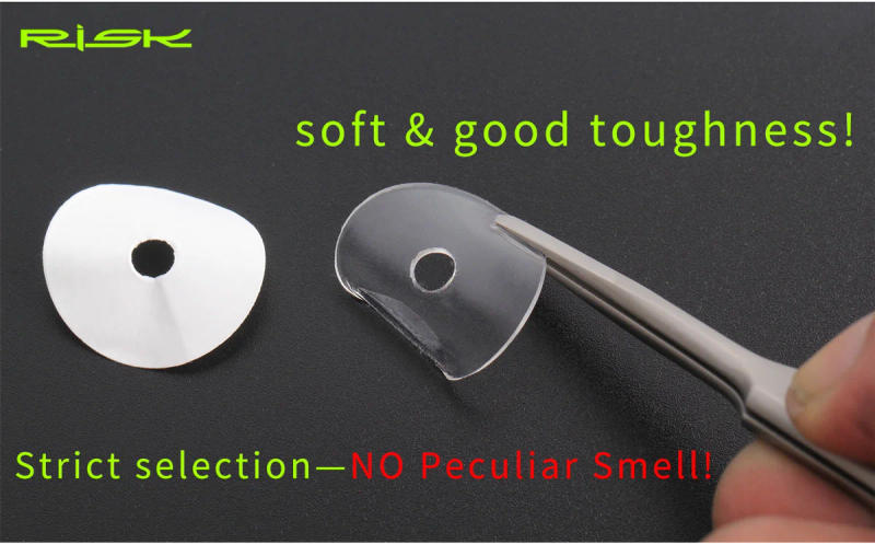 Description Picture 4 of item10pcs RISK Bicycle Valve Rim Sticker for MTB Road Bike Presta Valve Sticker Carbon Fiber Rim Protection Pad Cycling Accessories