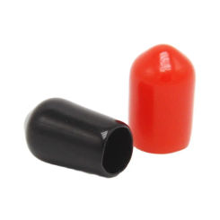 6mm Protective Cover Rubber Covers Dust Cap For SMA Connector Metal Tubes Cable End Cap 100pcs/lot