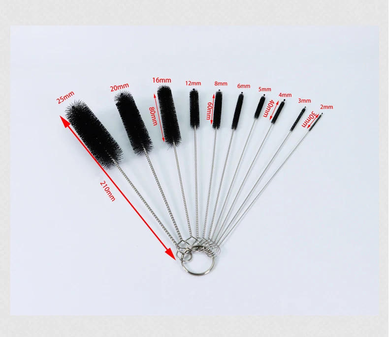 Description Picture 5 of itemDrinking Straw Cleaning Brush Kit Reusable Tube Pipe Cleaner Nylon Stainless Steel Long Cleaning Brushes for Baby Cup Bottles