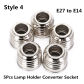 5pcs E27 to E14