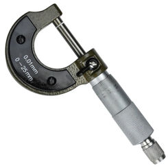 Outside Micrometer 0-25mm 0.01mm Thickness Gauge Caliper Precise Metal Metric Measuring Analysis Tools for Machinists Jewelers
