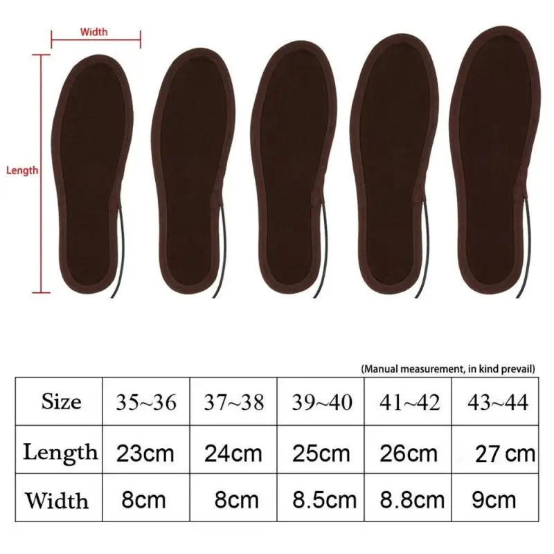Description Picture 4 of itemHeated Insoles Winter Shoe Inserts USB Charged Electrically Heated Shoes Boot Keep Warm Unisex Men Women Winter Heated Insoles
