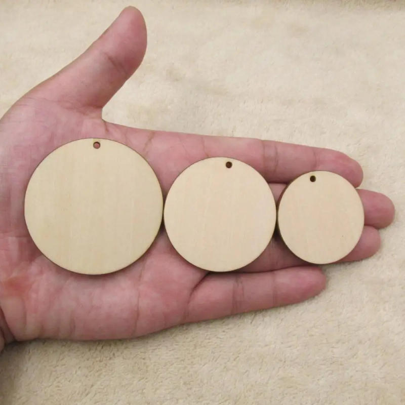 Description Picture 4 of itemUnfinished Wooden Earrings, Blank Circle, Oval Wood Drop, Dangle Ear Rings for Jewelry, DIY Craft Making Supplies