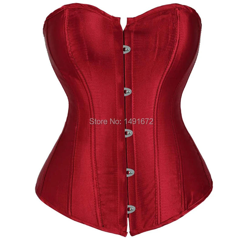 Description Picture 6 of itemCorset Sexy Bustiers Top Plus Size Lingerie Gothic Overbust Corsets for Women Brocade Burlesque Vintage Costumes Corsetto Mujer