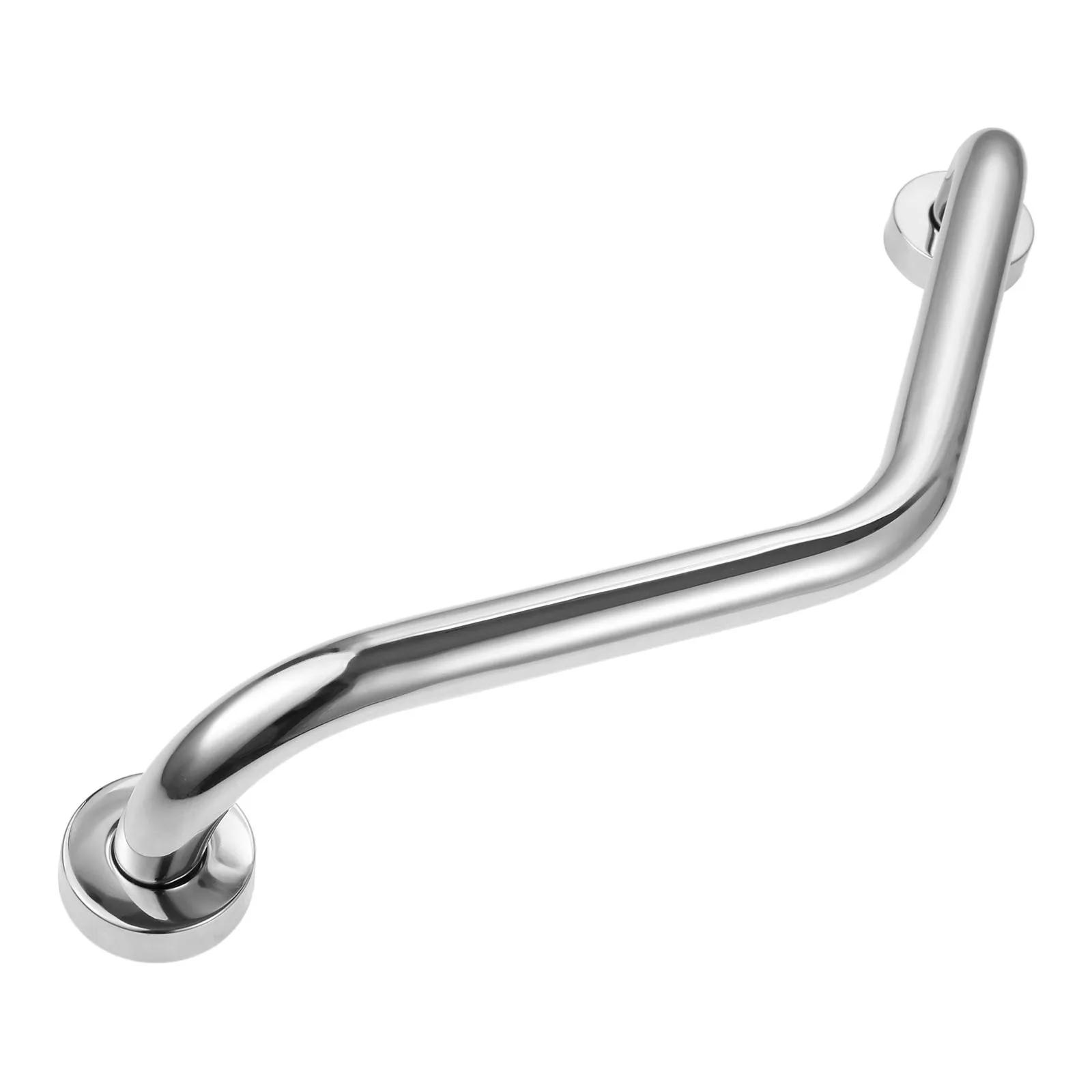 Description Picture 4 of item1 PC Stainless Steel Bathroom Bathtub Grab Rails High-Grade Light Non-Slip Wall Pole Handle Towel Holder Household Hardware