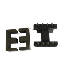 EE13 8pin inductor ferrite core EE13 with 4+4pin chokes ferrite bead transformer core with bobbin MnZn PC40,500sets/lot