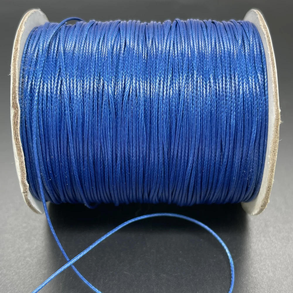 Description Picture 6 of itemNEW 0.5/0.8/1.0/1.5mm Waxed Cotton Cord Thread String Strap Necklace Rope for Jewelry Making for Shamballa Bracelet