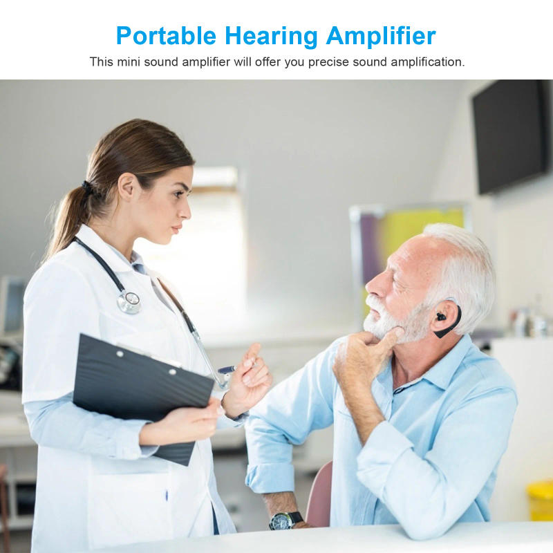 Description Picture 6 of item2PCS Hearing Aids for Seniors Personal Sound Amplifier Adults Hearing Assist Devices with Charging Base audifonos