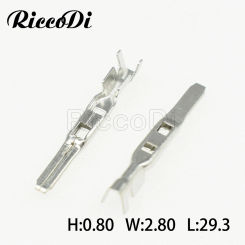 50pcs Terminal DJ616A-2.8*0.8B male Connector Terminal plug connectors jacket auto Plug socket female Connector Fuse box