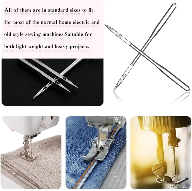 Description Picture 4 of itemIMZAY 140pcs Count Sewing Machine Needles For Singer Varmax Sizes 7 Different Sizes Sewing Machine Parts With Needle Bottle