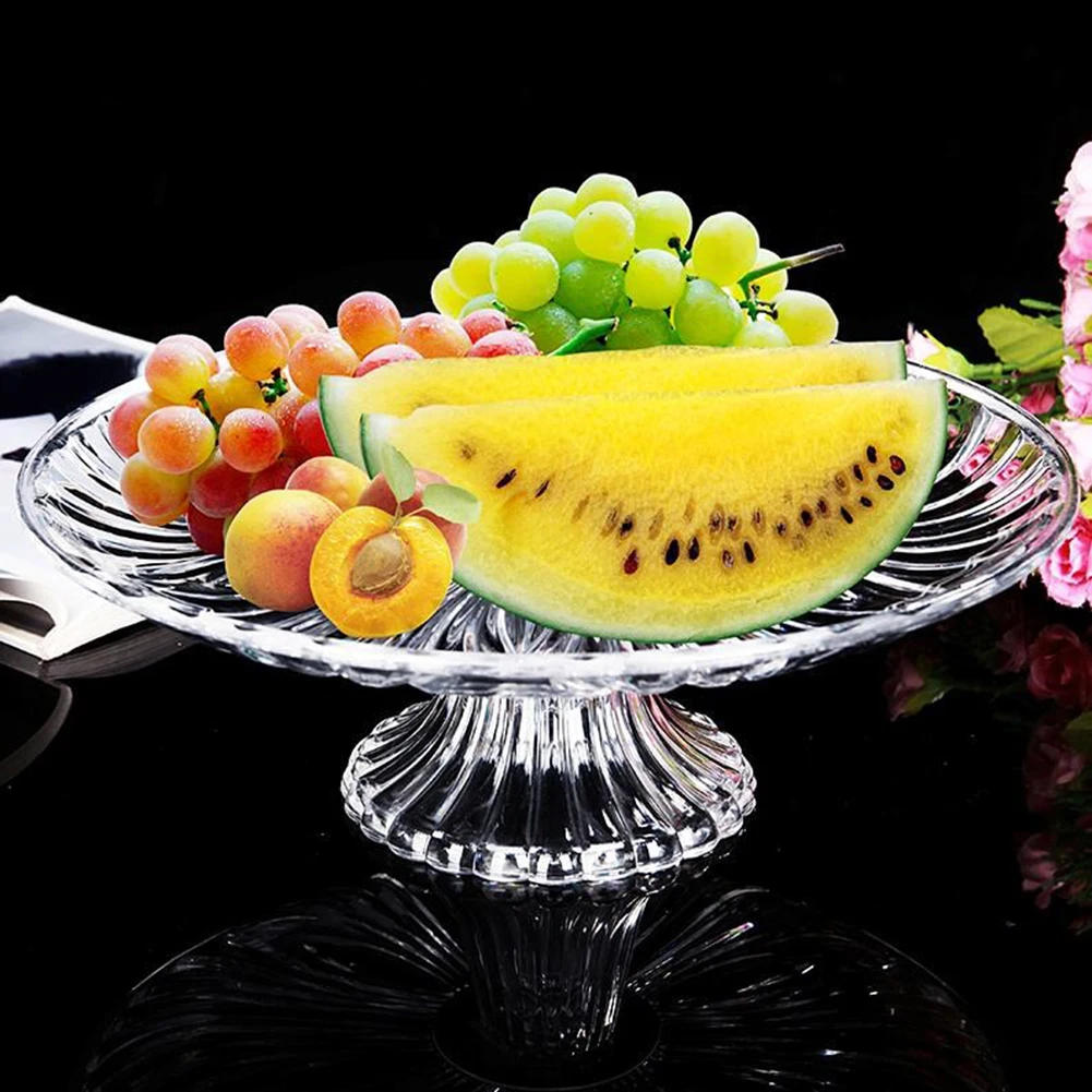 Description Picture 6 of itemFruit Plate Snack Candy Desktop Decorative Plate Dance Party Wedding Tableware Bread Plate Food Container Snack Tray