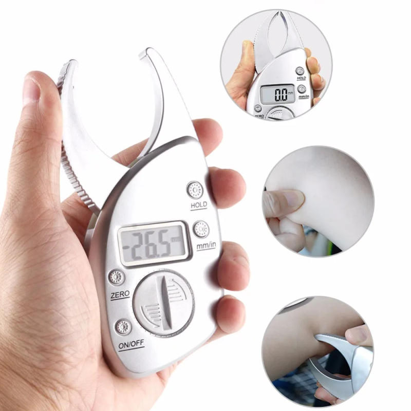 Description Picture 3 of itemBody Fat Caliper Tester Scales Fitness Monitors Analyzer Digital Skinfold Slimming Measuring instruments Electronic Fat Measure