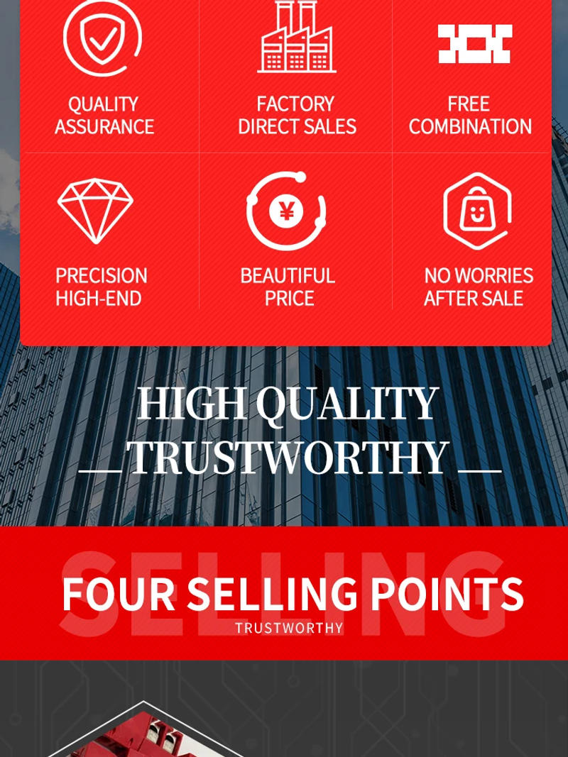 Description Picture 3 of item20pcs KF301-2P 3P Splicing, screw type PCB spacing 5.0 connector terminals, terminal kf301 Red, blue, green, black