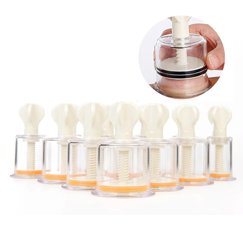 Description Picture 2 of item1PC Manual Rotating Cupping Vacuum Cupping Device Breast Nipple Sucker Body Massager Vacuum Suction Cup Anti Cellulite Massager