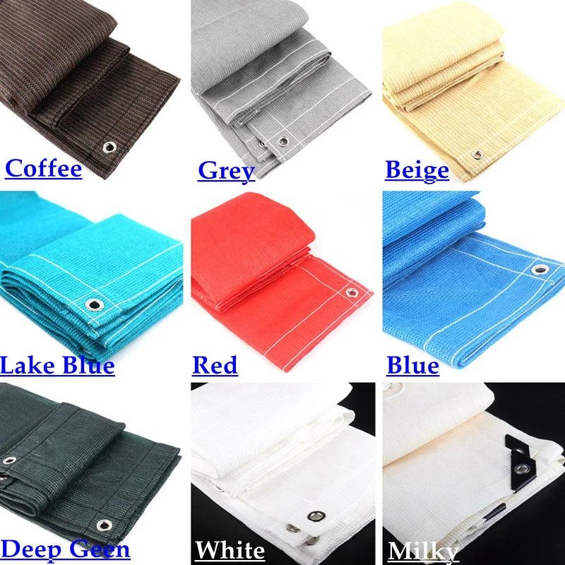 Description Picture 4 of itemTewango 95% Thicken HDPE Fabric Anti-UV Sun Shade Net Pergola Canopy Sunshade Sails Garden Fence Netting Balcony Privacy Screen