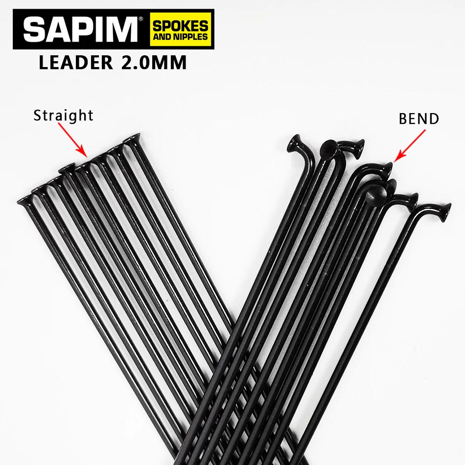 Description Picture 4 of itemSAPIM bicycle spokes 2.0 round j-bend/straight pull Spokes Black bikes with copper cap spokes Can choose any length below 310mm