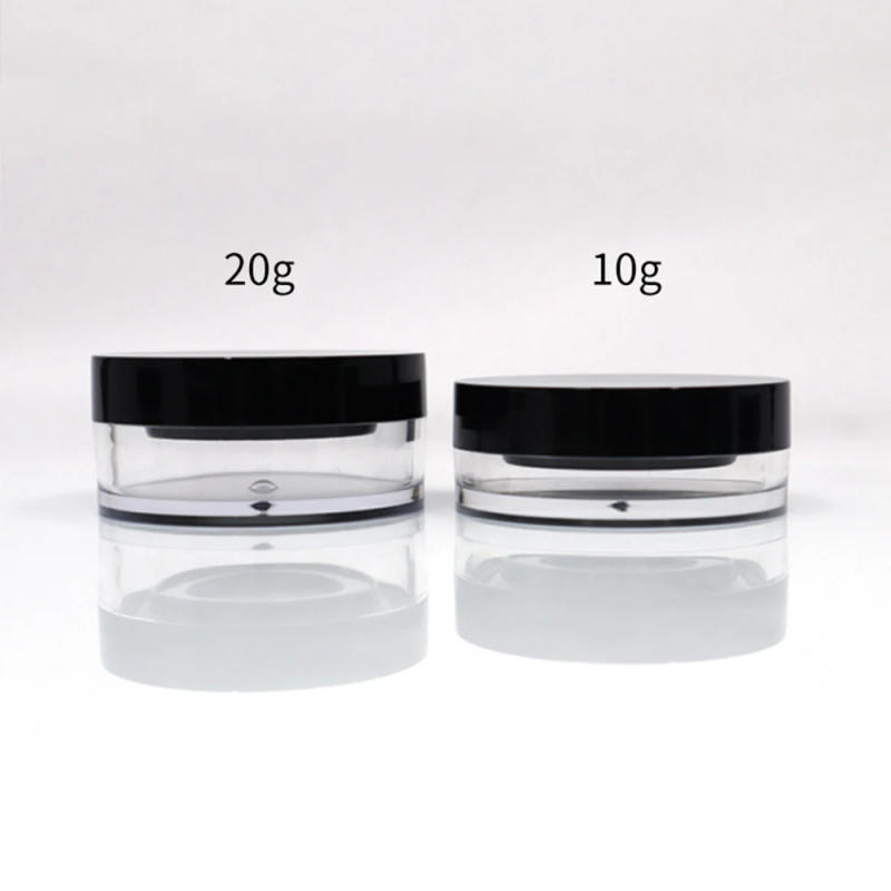 Description Picture 2 of item1pcs 10g/20g Portable Plastic Powder Box Handheld Empty Loose Powder Pot With Sieve Cosmetic Travel Makeup Jar Sifter Container