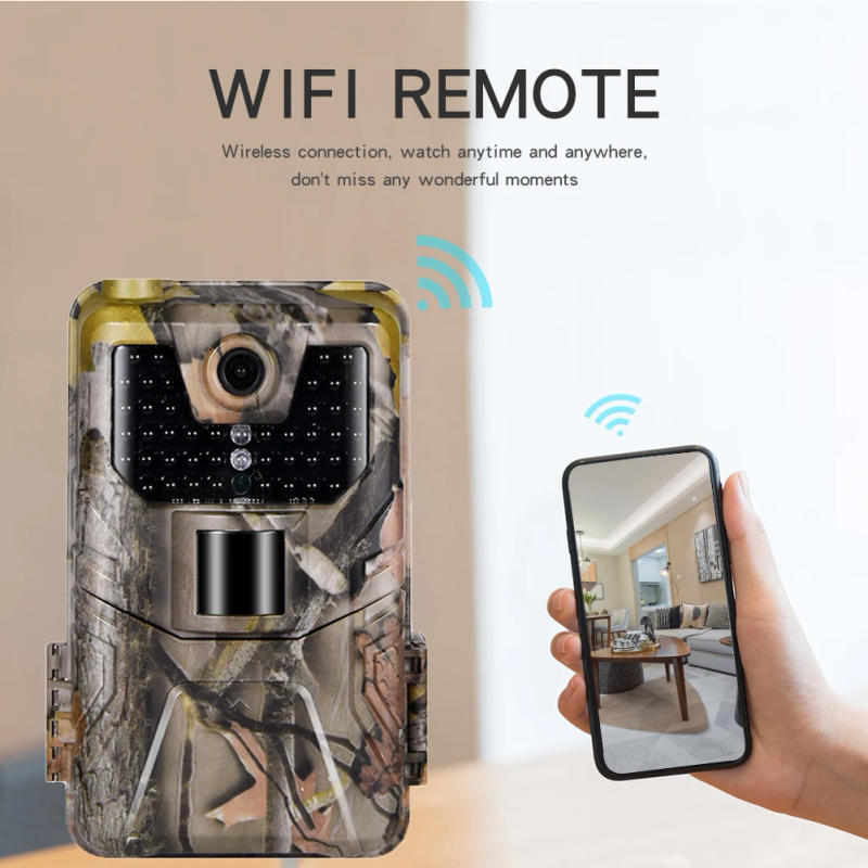 Description Picture 4 of item4K Video Live Show Hunting Trail Camera 30MP WIFI APP Bluetooth Control  Night Vision Wildlife Photo Traps Cameras WIFI900PRO