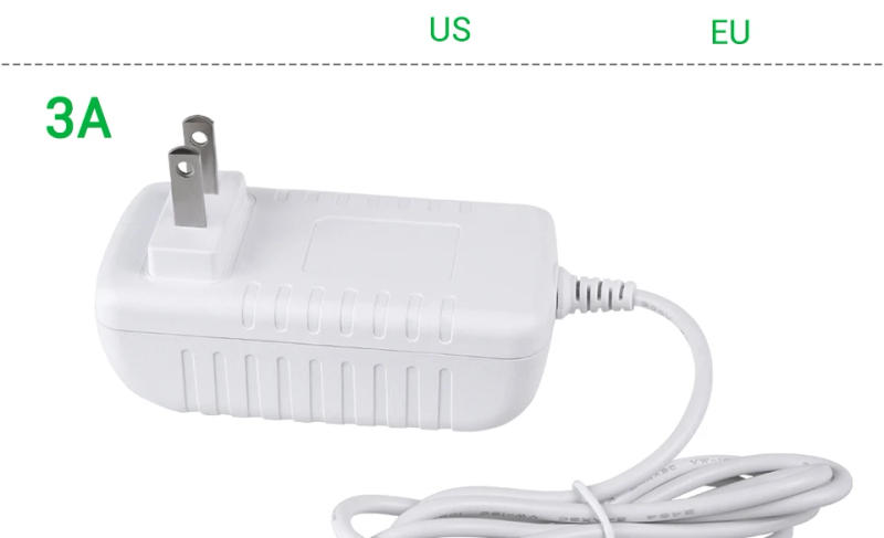 Description Picture 4 of itemSwitching Power Supply 12 V 24 V Volt Transformer 110V 220V AC to DC 12V 24V CCTV LED Strip Power Adapter Source 3A EU US UK AU