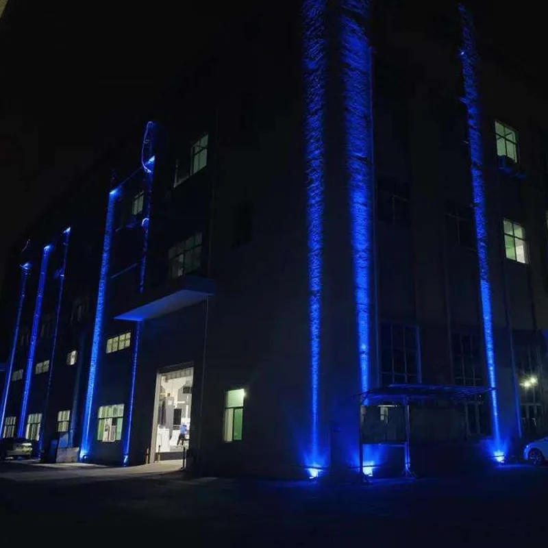 Description Picture 2 of itemOutdoor LED Wall spotlight 9W 12W landscape Lighting 220V Red Green Blue RGB Wall light IP66 Waterproof one beam lights