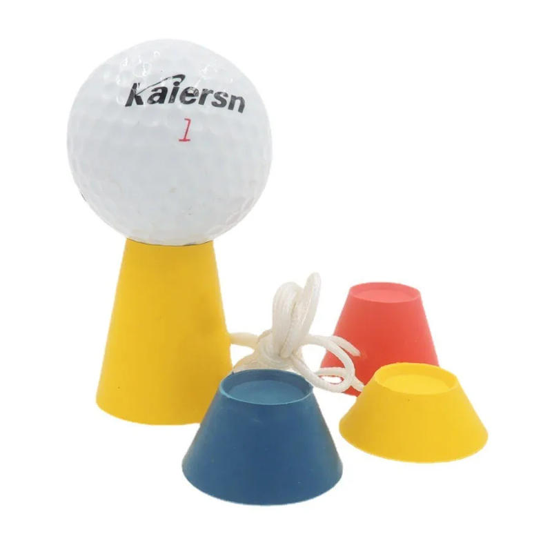 Description Picture 5 of itemGolf Tees 4 In 1 Different Heights Rubber Winter Golf Tees Driver Home Range Ball Training Practice Outdoor Sports Golf Tees