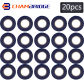 20pc Blue Tape
