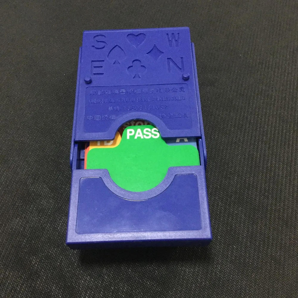 Description Picture 3 of itemSet of 4 Different Color Choice Bridge Playing Cards with Bridge Bidding Box and Bridge Playing Cards Together Play In Tournment